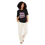 Unisex organic ribbed neck t-shirt - Girls Support Girls - Image 38