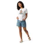 Women's Relaxed T-Shirt - Joy Hope Love Peace Christmas - Image 15