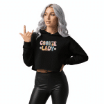Crop Hoodie - Cookie Lady - Image 2