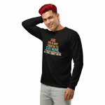 Garment-dyed heavyweight long-sleeve shirt -  And This Is Why I Wanted To Stay Home - Image 3