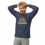 Garment-dyed heavyweight long-sleeve shirt -  And This Is Why I Wanted To Stay Home - Image 2