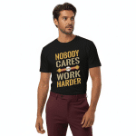Men’s premium heavyweight tee - Nobody Cares Work Harder