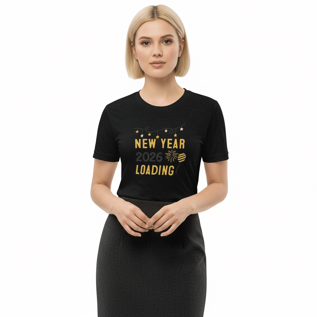 Short sleeve t-shirt - New Year 2026 Loading - Image 3