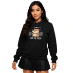 Unisex eco raglan hoodie -  I Do It For The Pizza