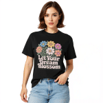 Unisex garment-dyed heavyweight t-shirt - Let Your Dream Blossom