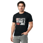 Unisex premium t-shirt - 00 Days Without a Dad Joke - Image 2
