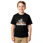 Youth classic tee - Cute Christmas Squirrel Lights