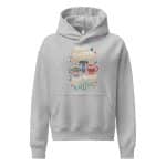 Women’s relaxed hoodie - Dear Santa Just Bring Coffee - Image 17