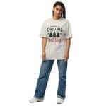Oversized faded t-shirt - Christmas Home Of The Tree Farm - Image 12