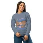 Garment-dyed heavyweight long-sleeve shirt - Let Your Dream Blossom - Image 5