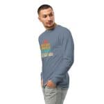 Garment-dyed heavyweight long-sleeve shirt -  And This Is Why I Wanted To Stay Home - Image 6