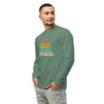 Garment-dyed heavyweight long-sleeve shirt -  And This Is Why I Wanted To Stay Home - Image 7