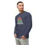 Garment-dyed heavyweight long-sleeve shirt -  And This Is Why I Wanted To Stay Home - Image 5