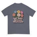 Unisex garment-dyed heavyweight t-shirt - Let Your Dream Blossom - Image 13