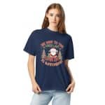 Unisex garment-dyed heavyweight t-shirt - Be Nice To The Lunch Lady - Image 4