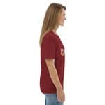 Unisex organic cotton t-shirt - Flower - Image 36
