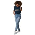 Unisex organic cotton t-shirt - Flower - Image 9