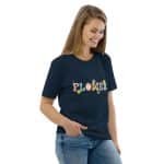 Unisex organic cotton t-shirt - Flower - Image 23