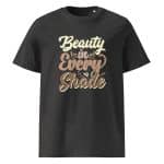 Unisex organic ribbed neck t-shirt - Beauty In Every Shade - Image 18