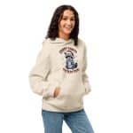Oversized heavyweight hoodie - Sorry Santa I've Been Feral - Image 6