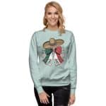 Unisex Premium Sweatshirt - Sombrero Bow Clipart - Image 18