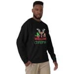 Unisex Premium Sweatshirt -  Welcome Christmas - Image 4