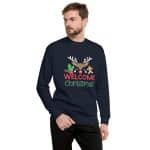 Unisex Premium Sweatshirt -  Welcome Christmas - Image 7