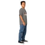 Youth classic tee - Cute Christmas Squirrel Lights - Image 10