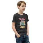 Youth Short Sleeve T-Shirt - Be Kind To Our Planet - Image 12