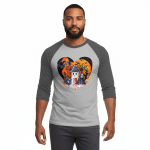 3/4 sleeve raglan shirt - Halloween - Image 3