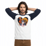 3/4 sleeve raglan shirt - Halloween - Image 2