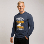 Garment-dyed heavyweight long-sleeve shirt - Sorry I Can't My Grat Dane Needs Me At Home