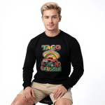 Men’s Long Sleeve Shirt - Taco Crusher