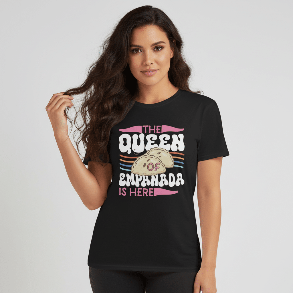 Short-Sleeve Unisex T-Shirt - The Queen of Empanadas is Here - Image 1
