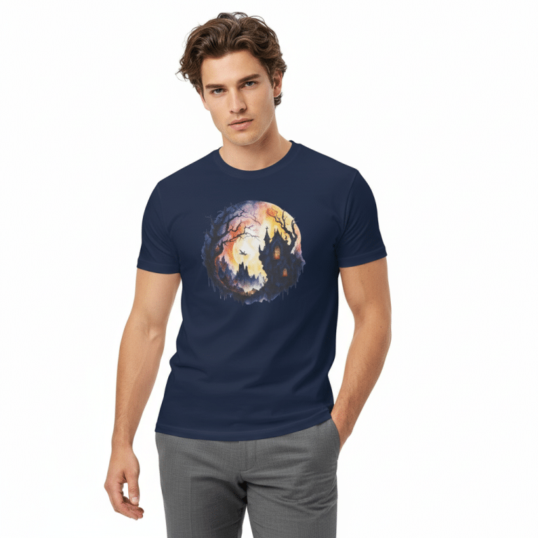 Comfort Colors Unisex garment-dyed heavyweight t-shirt in Moon color - 100% ring-spun cotton, relaxed fit, 6.1 oz