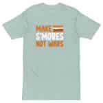 Men’s premium heavyweight tee - Make Smores Not Wars - Image 16