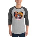 3/4 sleeve raglan shirt - Halloween - Image 9