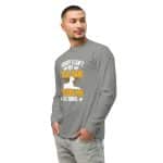 Garment-dyed heavyweight long-sleeve shirt - Sorry I Can't My Grat Dane Needs Me At Home - Image 8