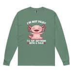 Garment-dyed heavyweight long-sleeve shirt - I'm Not Picky - Image 15