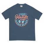Unisex garment-dyed heavyweight t-shirt - Cold Hands Warm Heart - Image 12