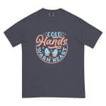 Unisex garment-dyed heavyweight t-shirt - Cold Hands Warm Heart - Image 11