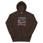 Unisex Hoodie - Camping Is My Favourite Therapy - Image 15