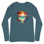 Unisex Long Sleeve Tee - Beach - Image 12
