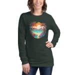 Unisex Long Sleeve Tee - Beach - Image 5