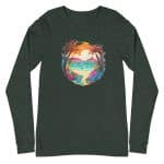 Unisex Long Sleeve Tee - Beach - Image 9