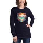 Unisex Long Sleeve Tee - Beach - Image 4