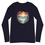 Unisex Long Sleeve Tee - Beach - Image 8