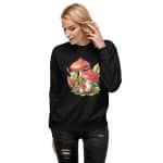 Unisex Premium Sweatshirt - Mushroom Clipart - Image 4
