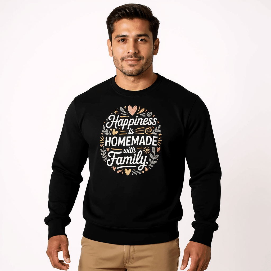 Unisex Hoodie - Happiness is Homemade With Family - Image 2