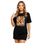 Unisex organic ribbed neck t-shirt - In My Pumpkin Spice Era - Image 3